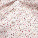 Mélange de coton avec impression numérique GREY LEAVES - H 280 cm