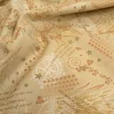 Cotone Americano H 110 cm - FANTASIE CON ALI/BEIGE