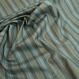 Cotone Americano H 110 cm - RIGHE SENAPE/OTTANIO