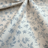 Tovagliato Fiandra di Cotone H 180 cm - FIORELLINI POLVERE