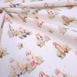 Tessuto Cotone H 140 cm - AMICI CONIGLIETTI