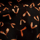 Cotone Americano H 110 cm - SEMI D'ACERO/NERO