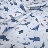 Piquet millerighe con stampa digitale H 150 cm - SOGNI OCEANICI