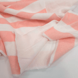 Microspugna di Cotone H 150 cm - STRISCE ROSA