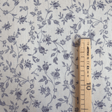 Tovagliato Fiandra di Cotone H 180 cm - FIORELLINI BLU