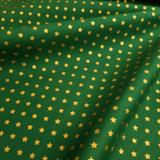 Cotone Natale H 140 cm - STELLE MEDIE ORO/VERDE