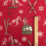 Cretonne Leggero H 160 cm - ALTA QUOTA/BORDEAUX