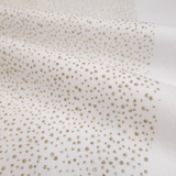 Pannolenci H 155 cm - BIANCO CRISTALLI GLITTER ORO