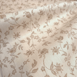 Tovagliato Fiandra di Cotone H 180 cm - FIORELLINI NOCCIOLA