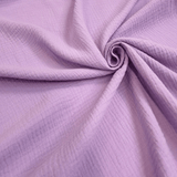 Mussola di Cotone Doppia Garza H 140 cm - LILLA