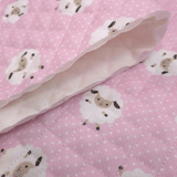 Trapuntato in piquet millerighe double face H 150 cm - PECORELLE ROSA