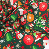 Weihnachtsbaumwolle H 150 cm - WEIHNACHTSDORF