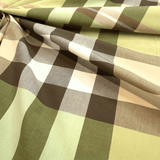 Cotone Percalle H 300 cm - QUADRO VERDE