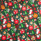 Weihnachtsbaumwolle H 150 cm - WEIHNACHTSDORF