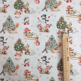 Weihnachtsbaumwolle H 150 cm - WEIHNACHTSDORF