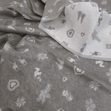 Tovagliato Fiandra in Misto Lino H 180 cm - BOSCO ANTRACITE