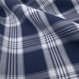 Tessuto Misto Cotone H 300 cm - QUADRO SCOZZESE BLU