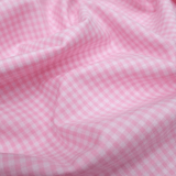 Tessuto Cotone POPELINE H 150 cm - QUADRETTO ROSA