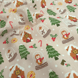 Weihnachtsbaumwolle H 150 cm - WEIHNACHTSDORF