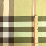 Cotone Percalle H 300 cm - QUADRO VERDE