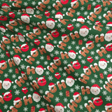 Weihnachtsbaumwolle H 150 cm - WEIHNACHTSDORF