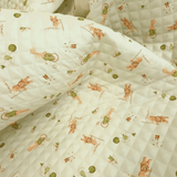 Trapuntato in piquet millerighe double face H 150 cm - CIRCUS VERDE