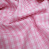 Tessuto Cotone POPELINE H 150 cm - QUADRO ROSA