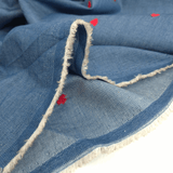 DENIM poids moyen H 130 cm - BLEU