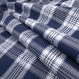 Tessuto Misto Cotone H 300 cm - QUADRO SCOZZESE BLU