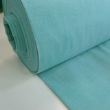 Tessuto Misto Cotone H 300 cm - TINTA UNITA TIFFANY