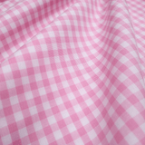 Tessuto Cotone POPELINE H 150 cm - QUADRO ROSA