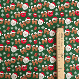 Weihnachtsbaumwolle H 150 cm - WEIHNACHTSDORF