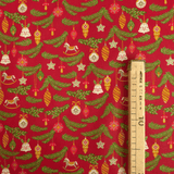 Weihnachtsbaumwolle H 150 cm - WEIHNACHTSDORF