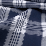 Tessuto Misto Cotone H 300 cm - QUADRO SCOZZESE BLU