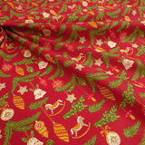 Weihnachtsbaumwolle H 150 cm - WEIHNACHTSDORF