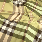 Cotone Percalle H 300 cm - QUADRO VERDE