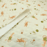 Trapuntato in piquet millerighe double face H 150 cm - CIRCUS VERDE