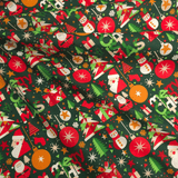 Weihnachtsbaumwolle H 150 cm - WEIHNACHTSDORF