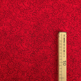 Tessuto Cotone H 280 cm - FANTASIA ROSSO