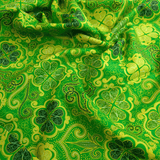 Cotone Americano H 110 cm - FANTASIA CON QUADRIFOGLI