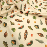 Piquet millerighe con stampa digitale H 150 cm - SOGNI TRA LE FOGLIE