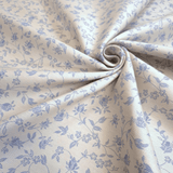 Tovagliato Fiandra di Cotone H 180 cm - FIORELLINI LAVANDA