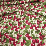 Cotone Fondo Grezzo H 280 cm - CILIEGIE