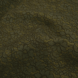 Feltro Lana con Pizzo H 135 cm - VERDE OLIVA