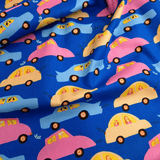 Cotone Americano H 110 cm - AUTO COLORATE/BLU