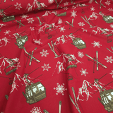 Cretonne Leggero H 160 cm - ALTA QUOTA/BORDEAUX