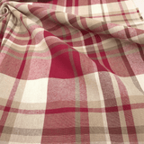 Coton brut H 280 cm - FLEURS ROSE