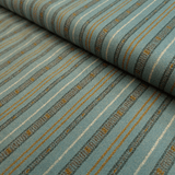 Cotone Americano H 110 cm - RIGHE SENAPE/OTTANIO