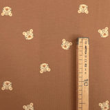 Jersey di Cotone H 150 cm - BABY LEOPARDO