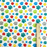 Cotone Bambino H 150 cm - IMPRONTE MULTICOLOR/BIANCO